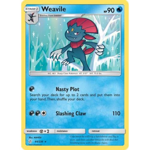 Weavile (044/236) Rare Classic - Single