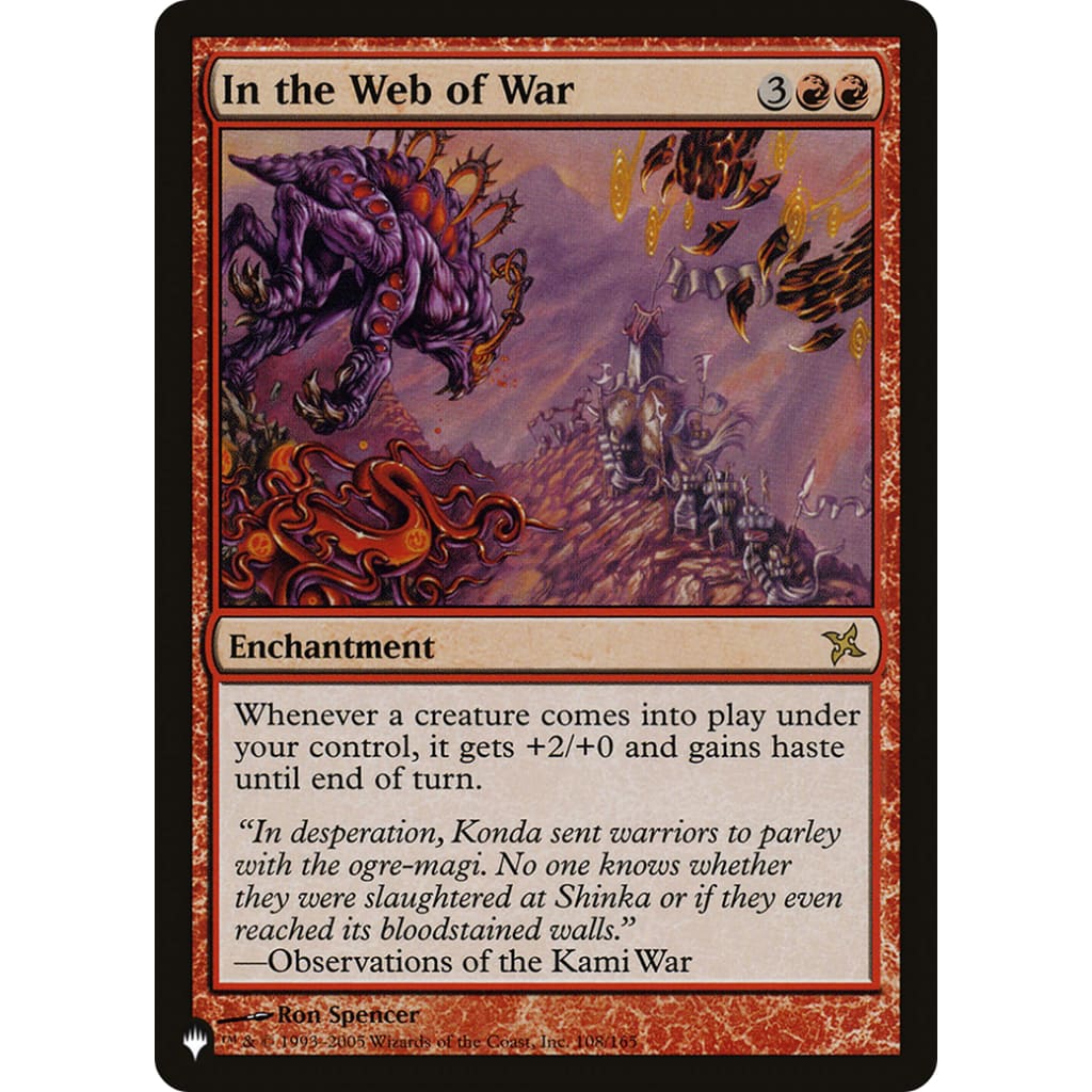 In the Web of War (PLST-BOK-108) - Single