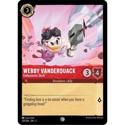 Webby Vanderquack - Enthusiastic Duck (127/204) - Into