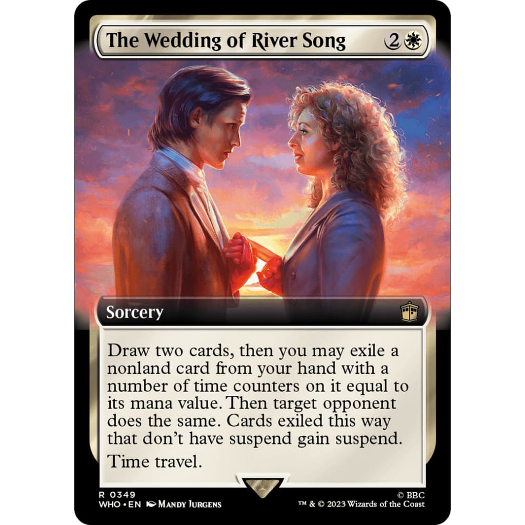 The Wedding of River Song (WHO-349): (Extended Art) Foil