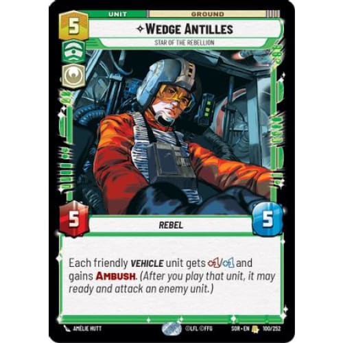 Wedge Antilles - Star of the Rebellion (100/252) - Spark