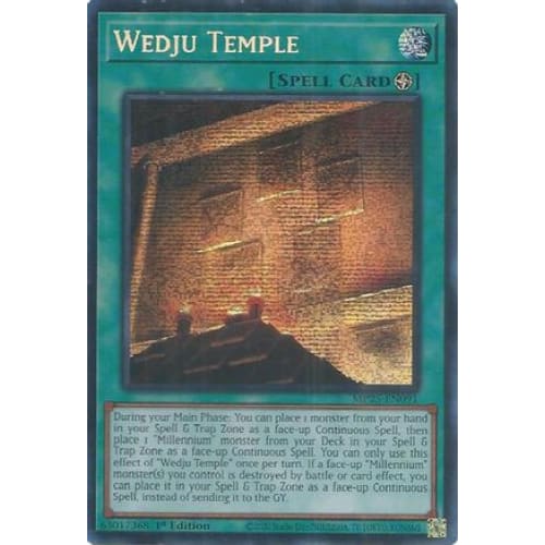 Wedju Temple - MP25-EN091 Prismatic Secret Rare 1st Edition