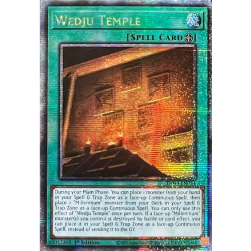 Wedju Temple (Quarter Century Secret Rare) - INFO-EN054