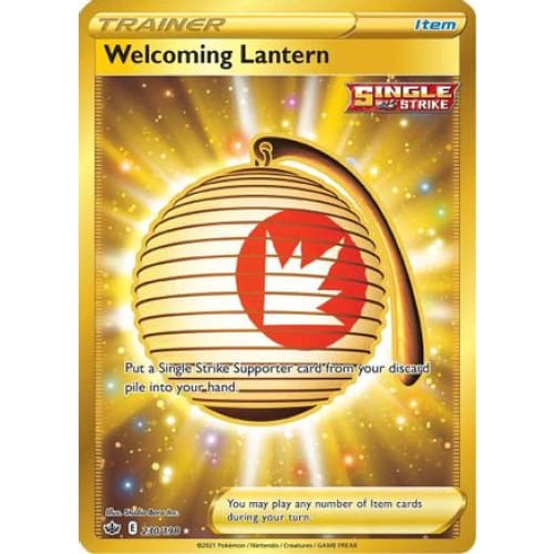 Welcoming Lantern (230/198) Secret Rare Holofoil - Single