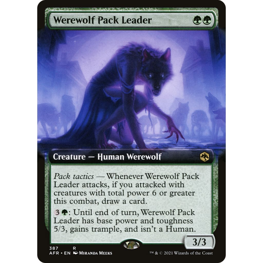 Werewolf Pack Leader (AFR-387): (Extended Art) - Single