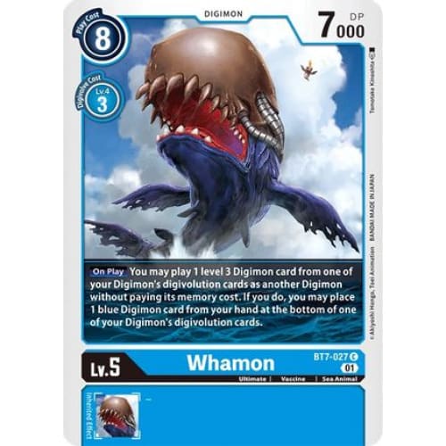 Whamon - BT7-027 - Common - Single