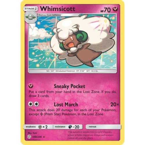 Whimsicott (148/236) Rare Classic - Single