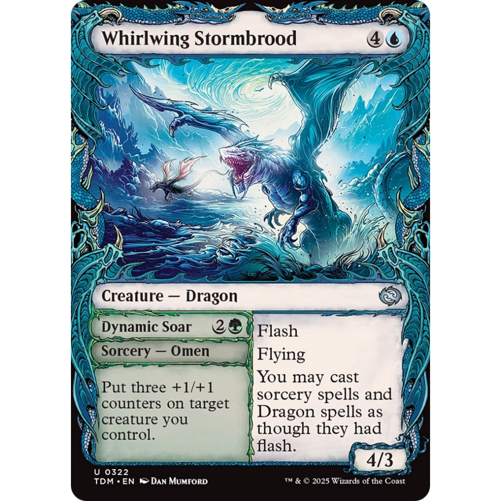 Whirlwing Stormbrood // Dynamic Soar (TDM-322): (Showcase)