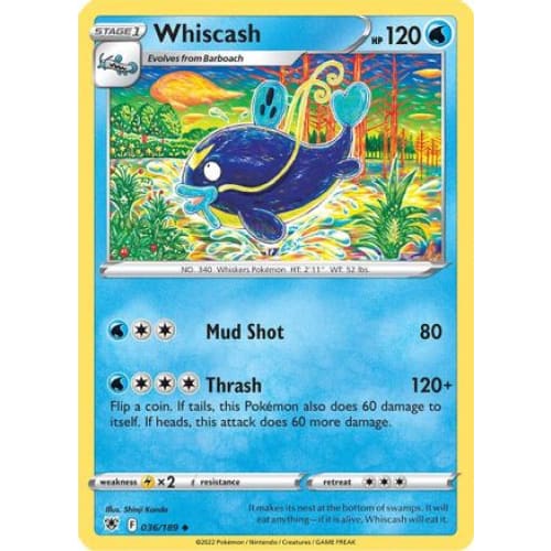 Whiscash (036/189) Uncommon - Single