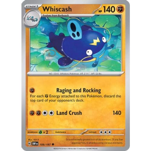 Whiscash (109) Uncommon - Single