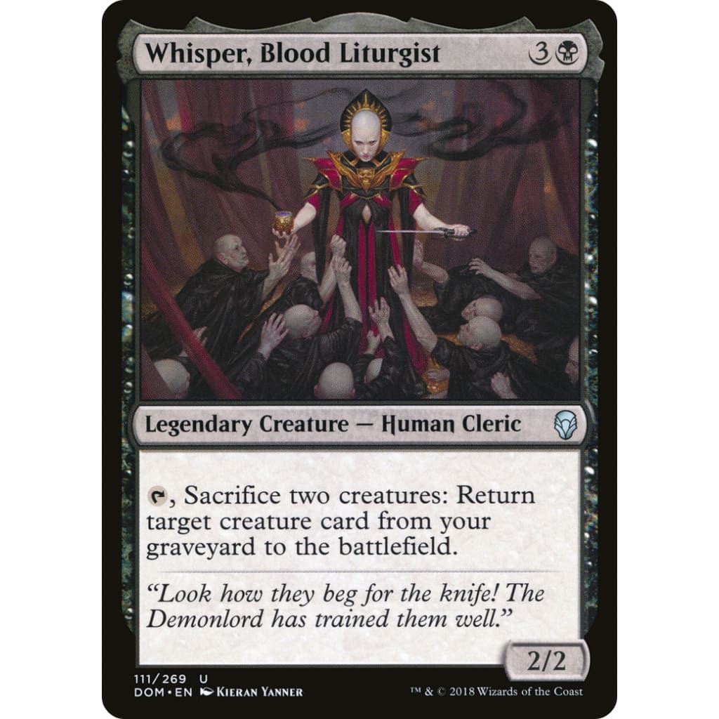 Whisper Blood Liturgist (DOM-111) Foil - Single