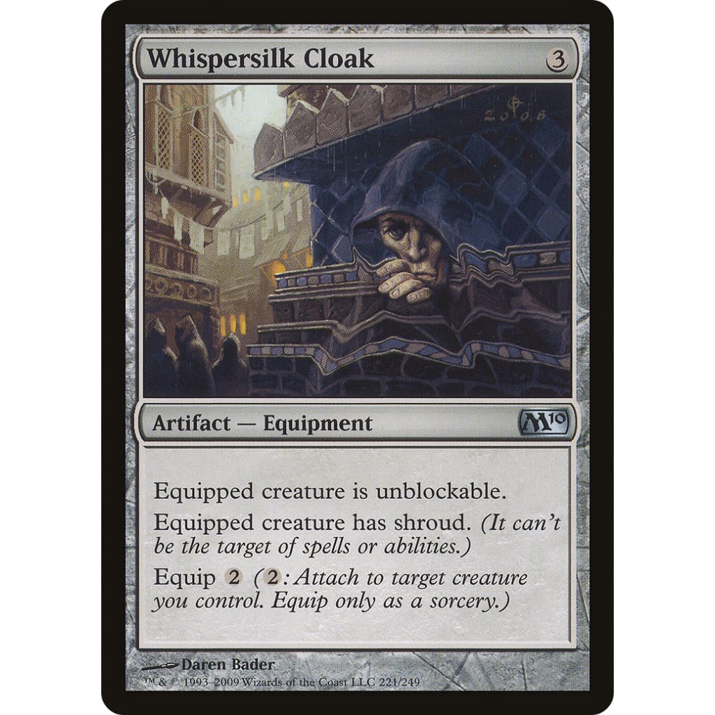 Whispersilk Cloak (M10-221) Foil - Single