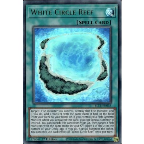 White Circle Reef - BLTR-EN035 Ultra Rare 1st Edition