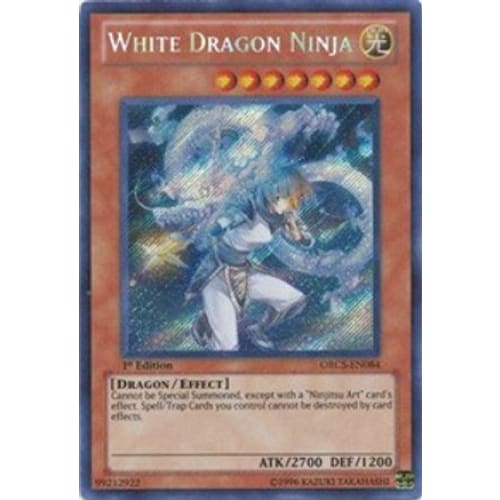 White Dragon Ninja (ORCS-EN084) Secret Rare 1st Edition