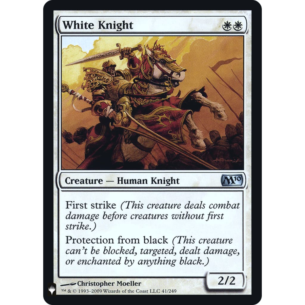 White Knight (PLST-M10-41) Foil - Single