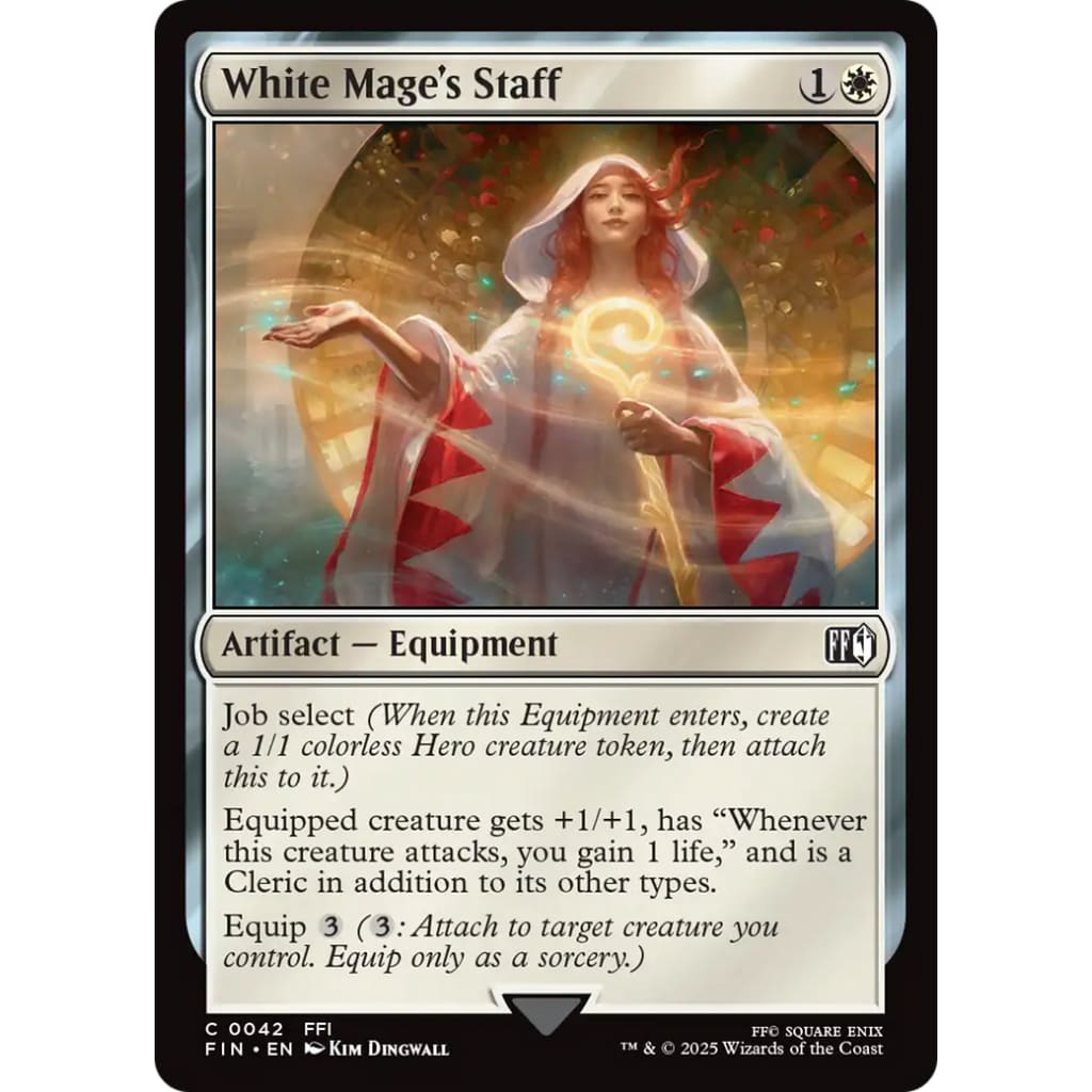 White Mage’s Staff (FIN-042) Foil - Single