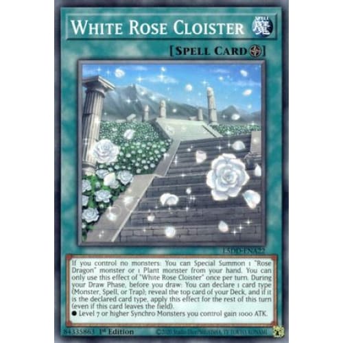 White Rose Cloister - L5DD-ENA22 Common / Short Print 1st