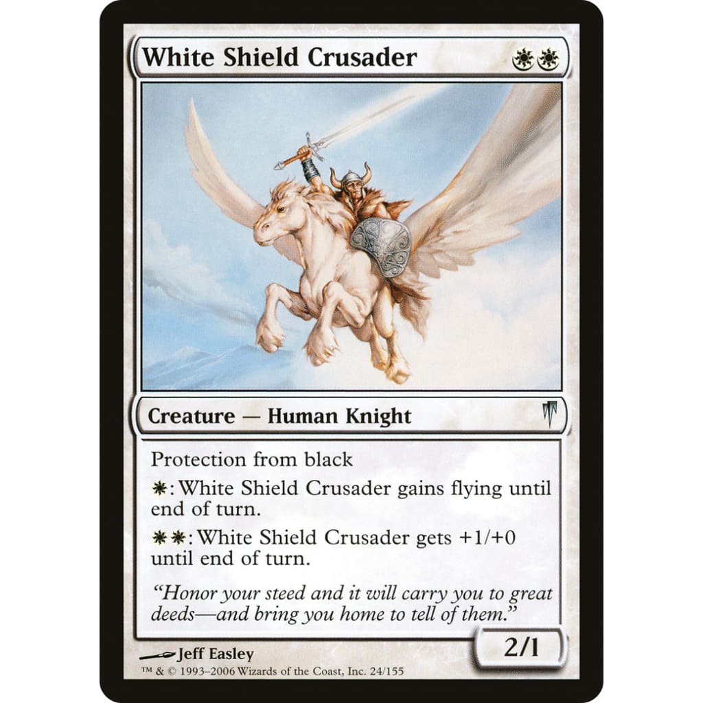 White Shield Crusader (CSP-024) - Single