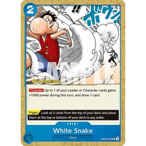 White Snake OP06-059 UC Wings of the Captain Pre-Release