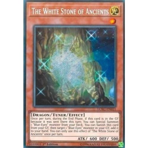The White Stone of Ancients (LCKC-EN011) Secret Rare 1st