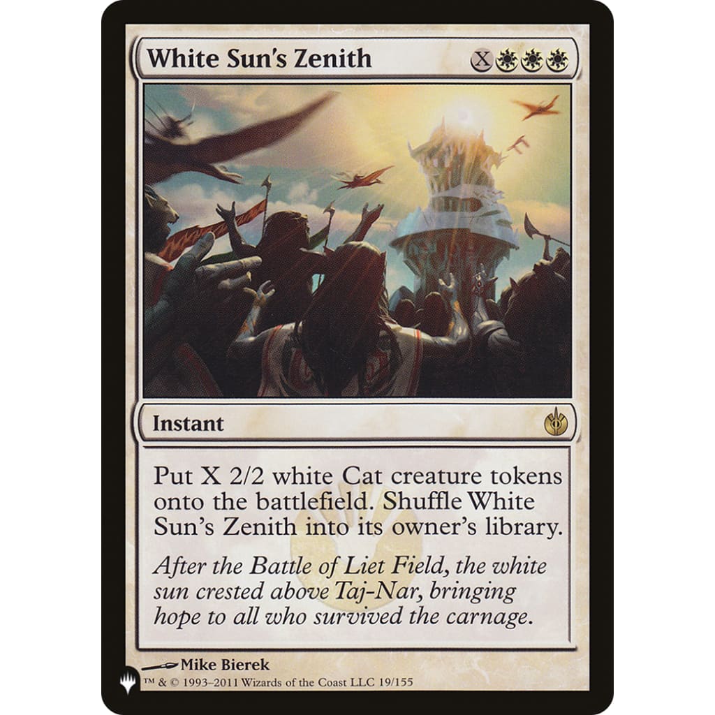 White Sun’s Zenith (PLST-MBS-19) - Single