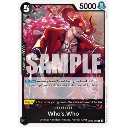 Whos.Who OP08-091 R Two Legends Foil - Single