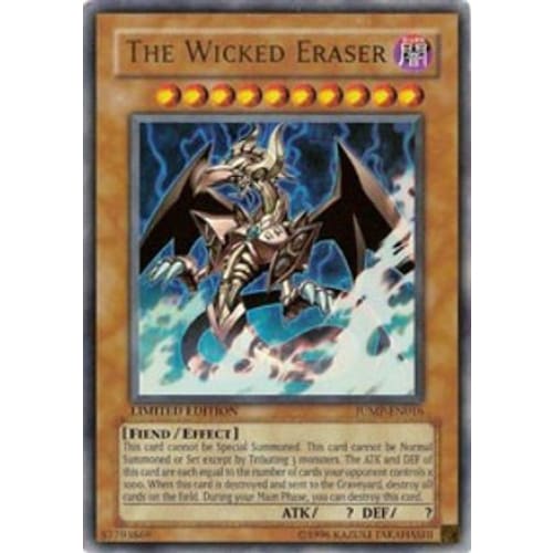 The Wicked Eraser (JUMP-EN016) Ultra Rare Limited - Single