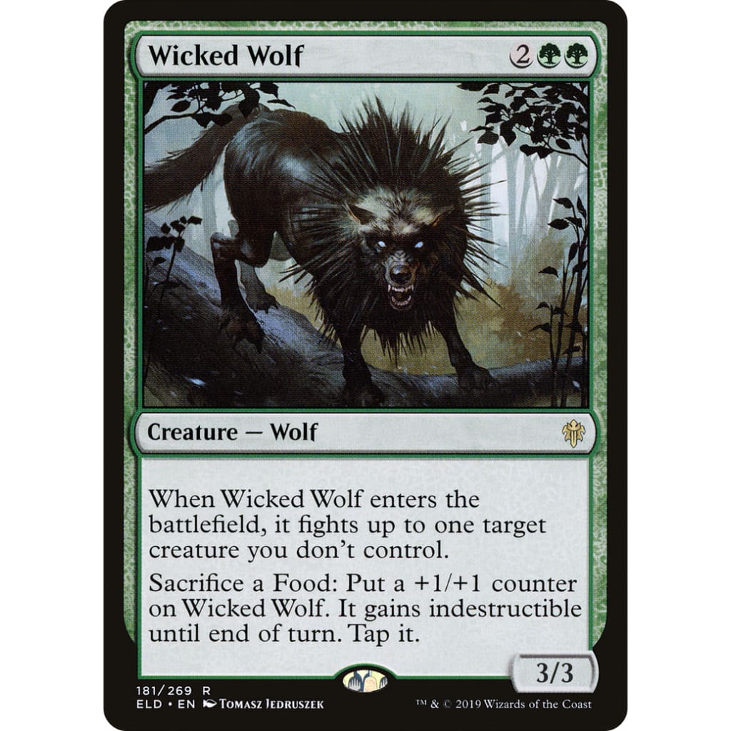 Wicked Wolf (ELD-181) Foil - Single