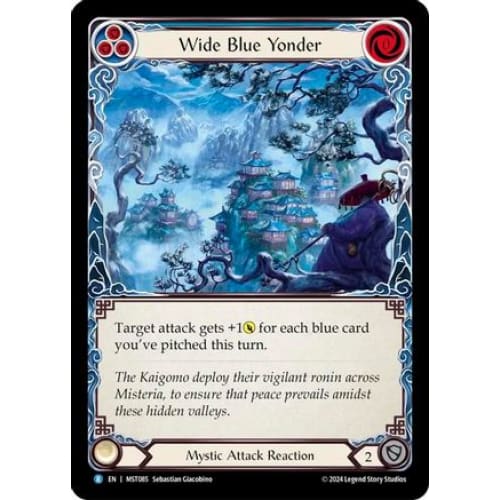 Wide Blue Yonder (PART THE MISTVEIL) Rainbow Foil - Single