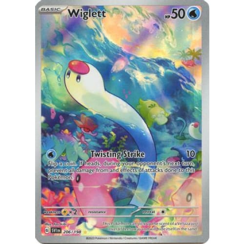 Wiglett - 206/198 (206) Illustration Rare Holofoil - Single