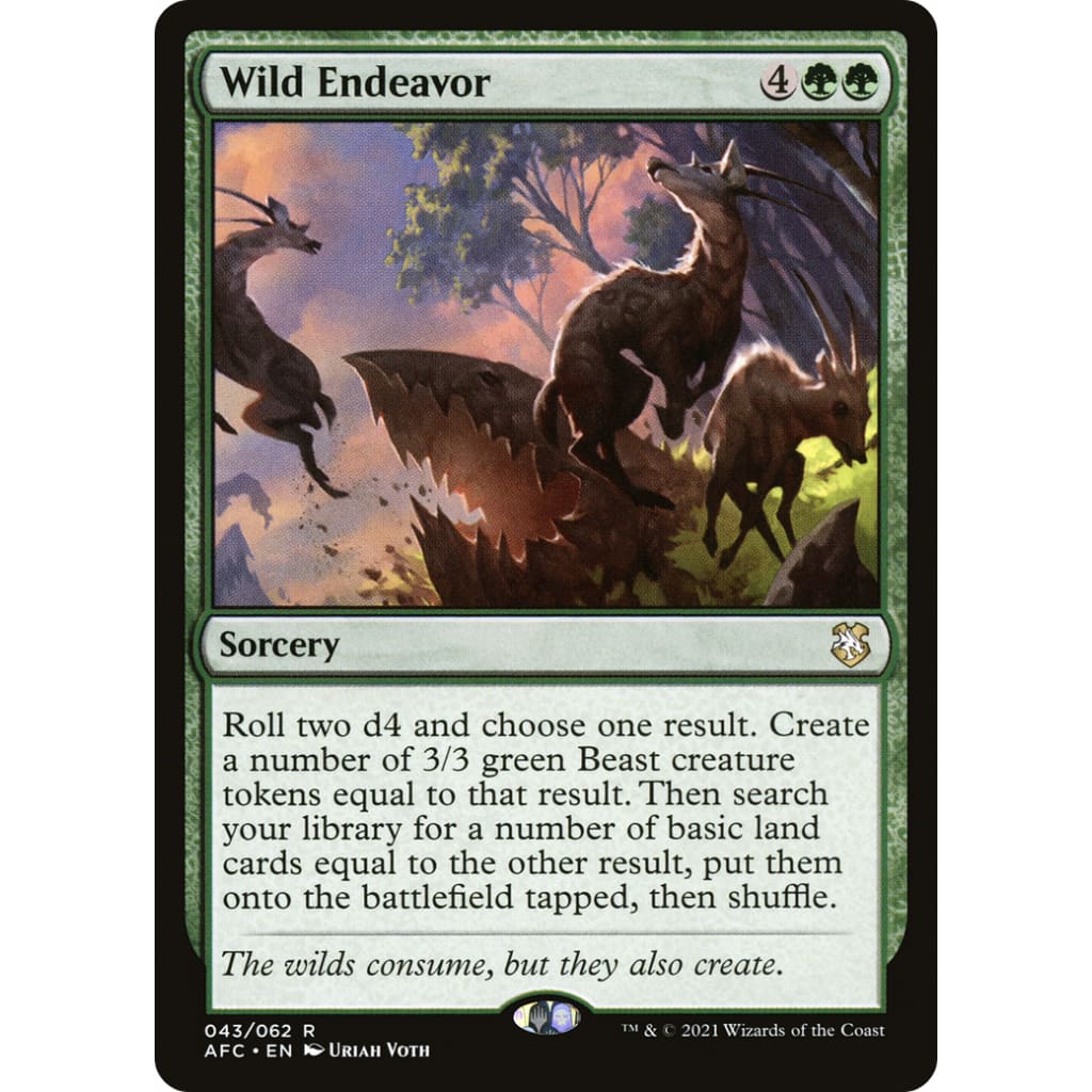 Wild Endeavor (AFC-043) - Single