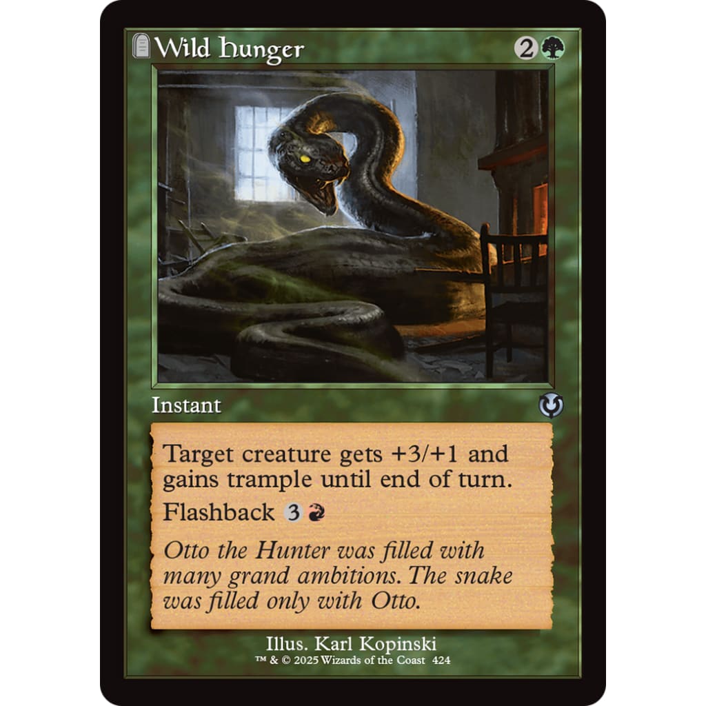 Wild Hunger (Retro Frame) (INR-424) Foil - Single
