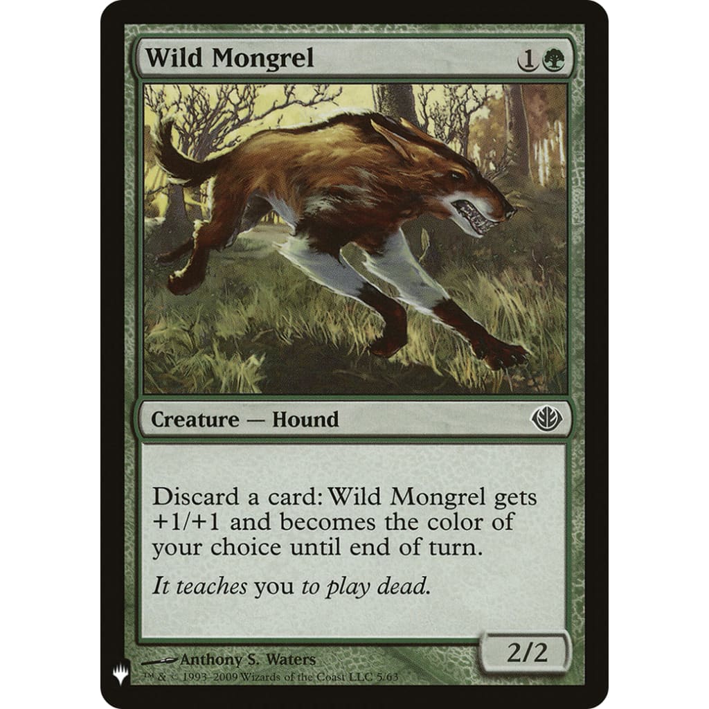 Wild Mongrel (PLST-DDD-5) - Single