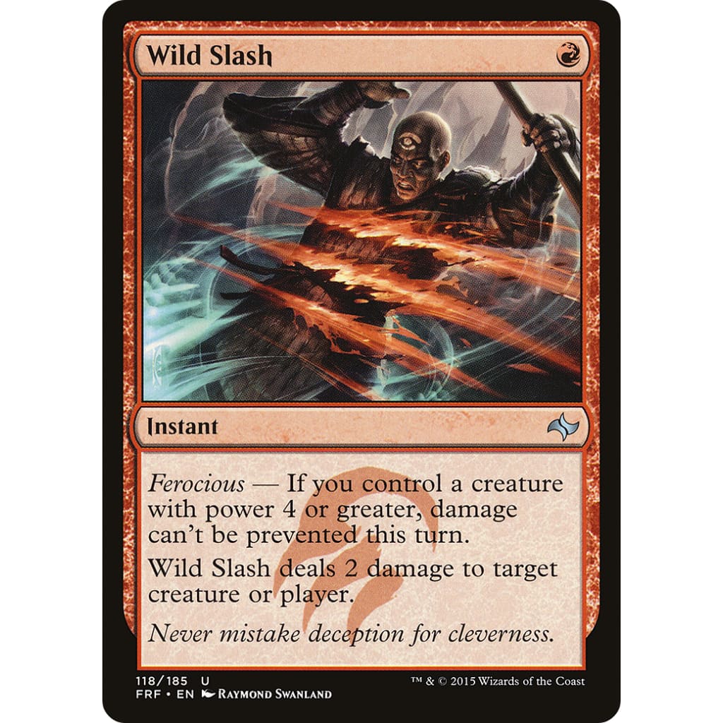 Wild Slash (FRF-118) Foil - Single