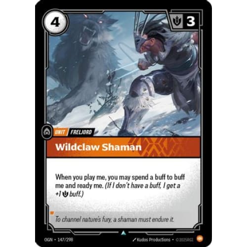 Wildclaw Shaman (147/298) - Origins - Single