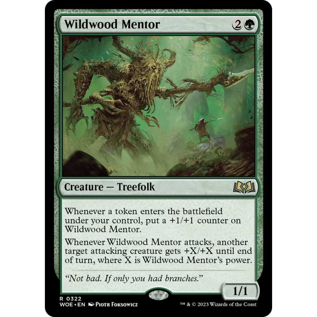 Wildwood Mentor (WOE-322) Foil - Single