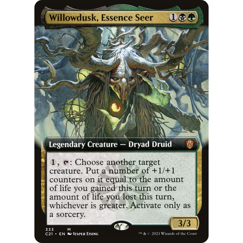 Willowdusk Essence Seer (C21-333): (Extended Art) - Single
