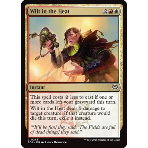 Wilt in the Heat (SOS-243) Foil - Single