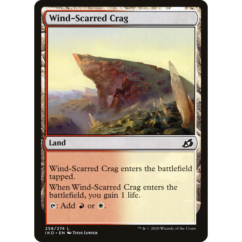 Wind-Scarred Crag (IKO-258) Foil - Single