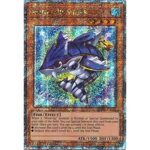 Wind-Up Shark (Quarter Century Secret Rare) - RA04-EN180