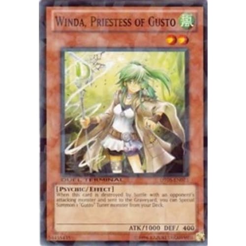Winda Priestess of Gusto (DT05-EN073) Common / Short Print