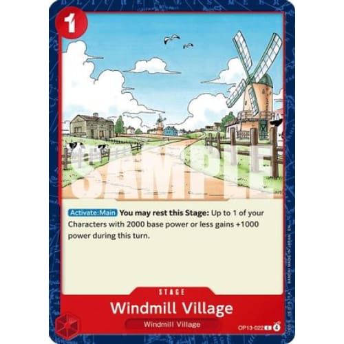 Windmill Village OP13-022 C Carrying On His Will - Single