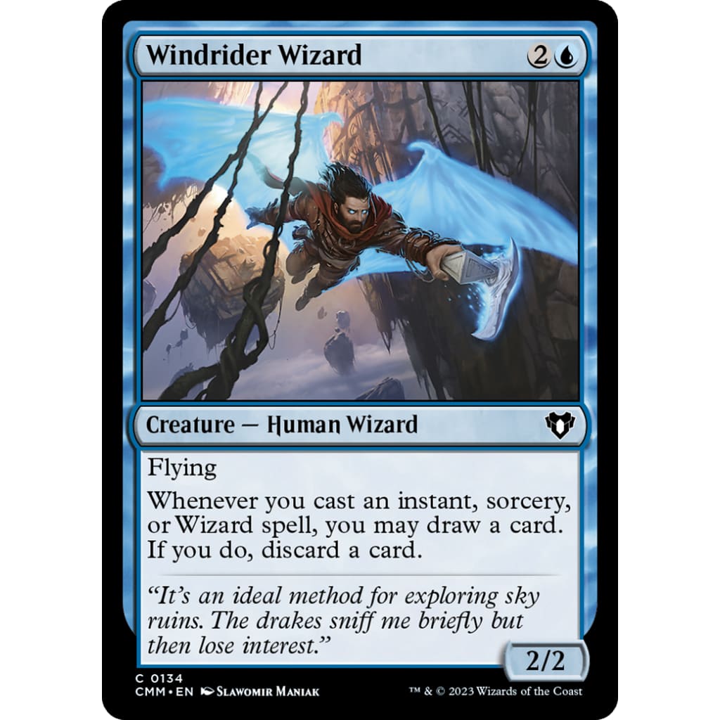 Windrider Wizard (CMM-134) Foil - Single