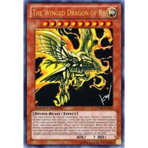 The Winged Dragon of Ra (JUMP-EN045) Ultra Rare Limited