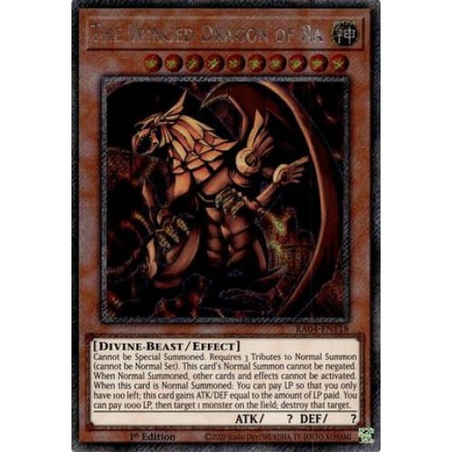 The Winged Dragon of Ra (Platinum Secret Rare) - RA04-EN118