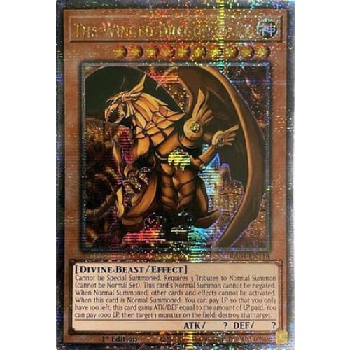 The Winged Dragon of Ra (Quarter Century Secret Rare)