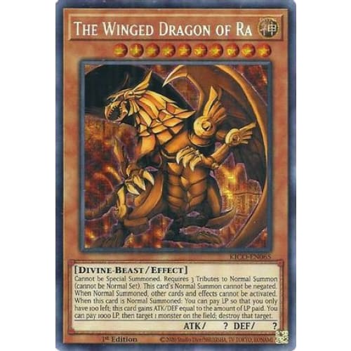 The Winged Dragon of Ra (Secret Pharaoh’s Rare)