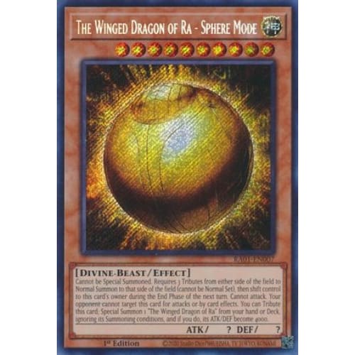 The Winged Dragon of Ra - Sphere Mode (Secret Rare)