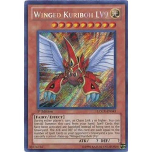 Winged Kuriboh LV9 (LCGX-EN043) Secret Rare Unlimited