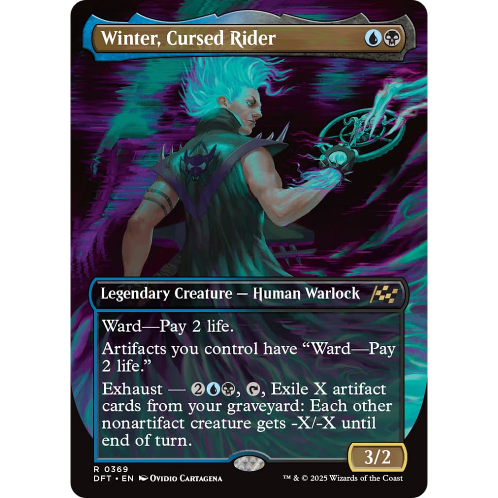 Winter Cursed Rider (Borderless) (DFT-369) Foil - Single